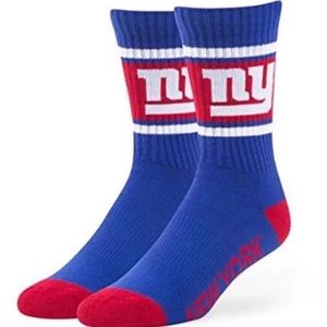 Ny giants 47 brand crew socks NWT
